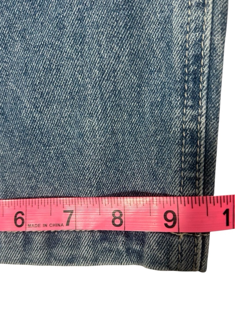 Empyre Loiter Medium Blue Wash Wide Leg Jeans Y2K Sz 8 - Picture 4 of 8